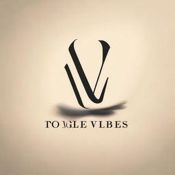 Design a sleek and modern logo for a company named 'Vogue Vibes', incorporating elements of fashion and sophistication.