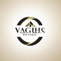 Design a sophisticated and stylish logo for a real estate business named 'VogueVibes Rath Real Estate'. The logo should represent luxury, elegance, and a modern aesthetic.