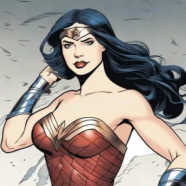 Wonder Woman's alter ego, Diana Prince, is a big sister who fights alongside Batman and Superman to protect the world from evil forces.