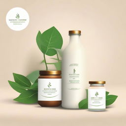 Design a sophisticated and elegant company logo for 'Ayurvedic Milk Therapy'. Incorporate elements of Ayurveda and milk into the design in a clean, minimalist style.