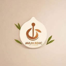 Design a sophisticated brand logo for 'Ayurvedic Milk Therapy' that represents Ayurveda and milk elements in a minimalistic style.