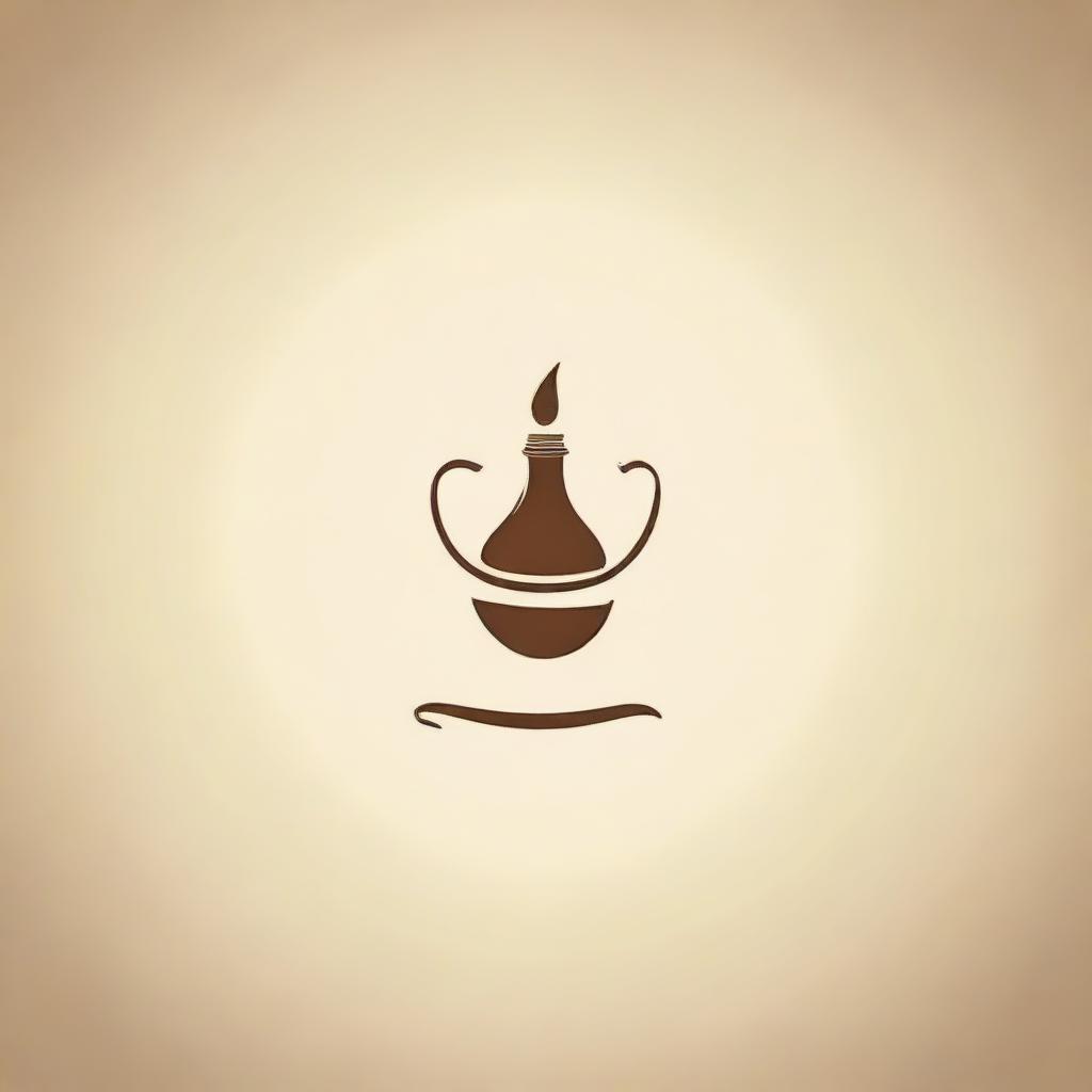 Design a logo for a company named 'Ayurvedic Milk Therapy' using a minimalistic style while incorporating symbols of Ayurveda and milk.