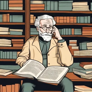 The professor recommends reading classic novels as a means of finding repose and escaping the demands of everyday life.