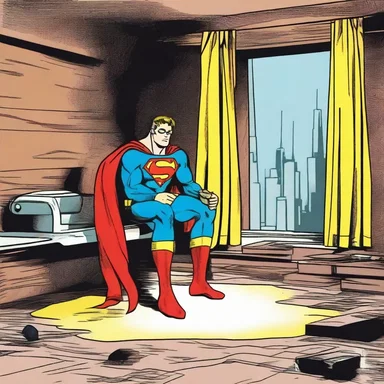 The superhero's secret hideout was a sanctuary of repose where he could recharge his powers.