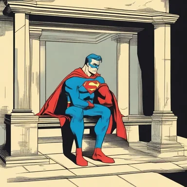 The superhero's secret hideout was a sanctuary of repose where he could recharge his powers.