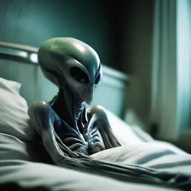 In the science fiction novel, the alien creature chose to repose in a deep slumber until its next regeneration.
