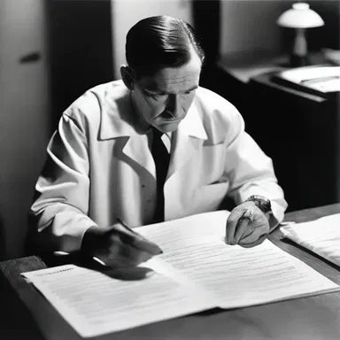 The detective used a test paper to determine the presence of a mysterious substance at the crime scene in the movie.