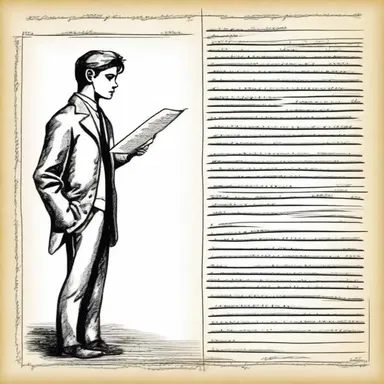 In the classic novel, the protagonist's fate hinged upon the answers written on the test paper.