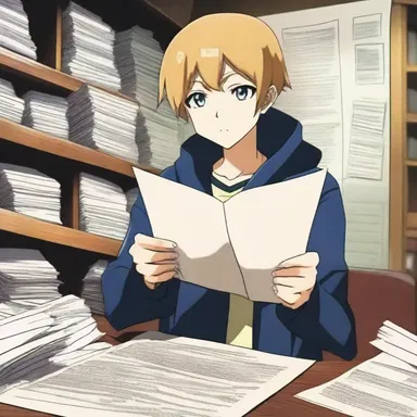 In the thrilling anime series, the main character discovered a mysterious test paper that could grant extraordinary powers.