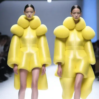The avant-garde fashion designer incorporated glass wool into their garments, adding an unexpected and futuristic element to the runway show.