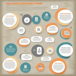 Design an infographic showing the journey of a client at DiscoverYourJourneys travel agency, highlighting each step from initial meeting, tailor-made itinerary planning, to customized trip execution.