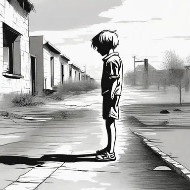 The main character's troubled childhood was the determinative element in shaping his pessimistic worldview.