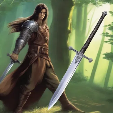 The magical sword was a determinative element in the fantasy novel, helping to determine the fate of the protagonist.