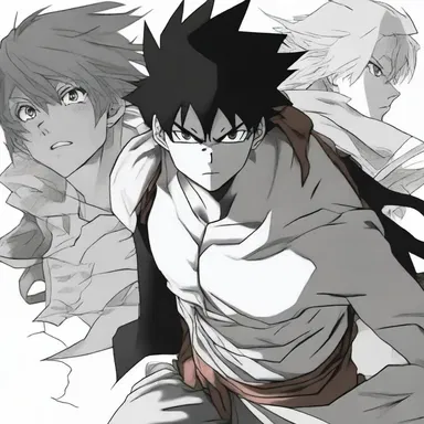 The protagonist's determination to become the strongest fighter was the determinative force that drove the plot of the anime series.