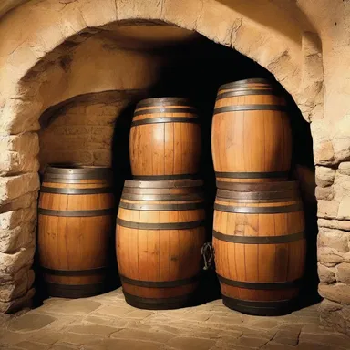During the medieval period in Europe, wine casks played a crucial role in the storage and transportation of wine.