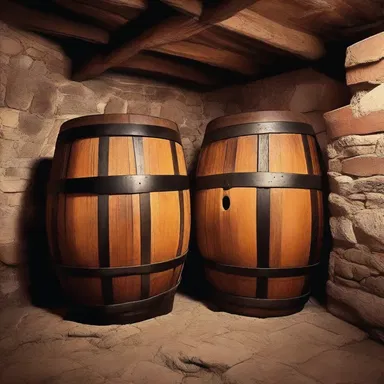 During the medieval period in Europe, wine casks played a crucial role in the storage and transportation of wine.