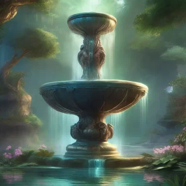 The novel's fantasy world was filled with magical creatures and plants, including a mystical fountain with carbonic acid that bestowed special abilities upon those who drank from it.