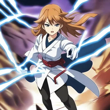 The anime series introduced a new character who had the power to control carbonic acid, using it to both heal wounds and attack enemies.