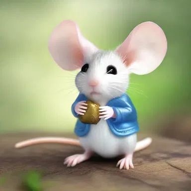 In the mystical land of Elvindor, the silky pocket mouse is believed to possess magical powers and is revered as a symbol of good fortune.