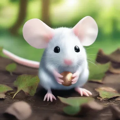 In the mystical land of Elvindor, the silky pocket mouse is believed to possess magical powers and is revered as a symbol of good fortune.