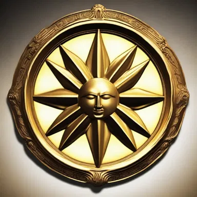 In the realm of high noon, the golden sun granted supernatural powers to those who possessed the ancient amulet.