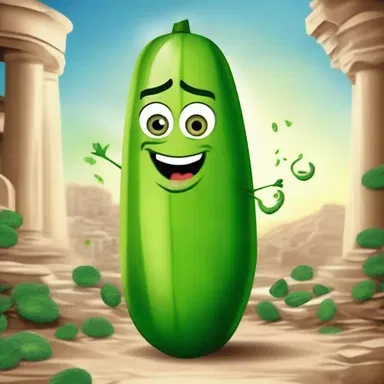 According to Greek mythology, the exploding cucumber was a gift from the gods and was used by Hercules to distract his enemies during battles.