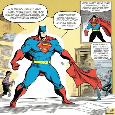 In the comic strip, the superhero's power was activated by the sound of a powerful drumbeat.