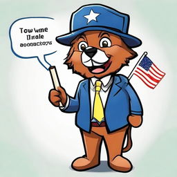 Create a mascot that embodies electoral literacy and public awareness. The mascot should be engaging, symbolic of democracy, and easily identifiable for the general public.