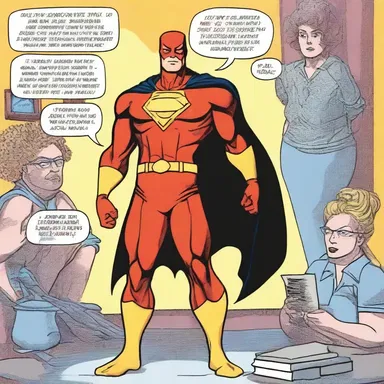 In the comic, the superhero's xanthopsia allowed him to see hidden clues that normal people couldn't perceive.