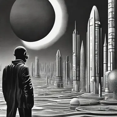 The main character in the science fiction novel was a deep-thinking philosophizer, constantly pondering the meaning of life in an ever-evolving futuristic society.