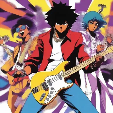 In the anime series, the protagonist mastered the art of funk music to defeat the villains and save the world.