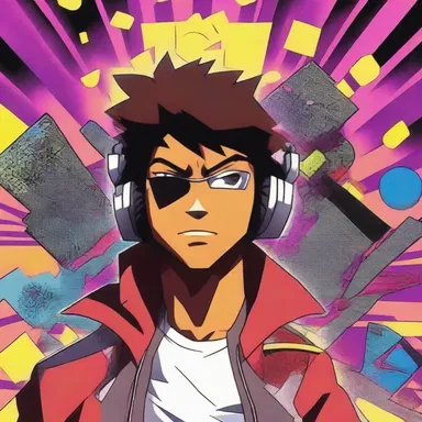 In the anime series, the protagonist mastered the art of funk music to defeat the villains and save the world.