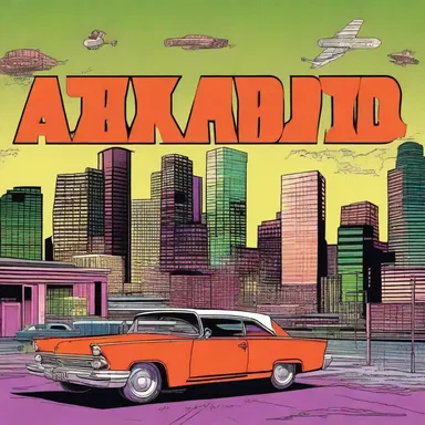 The novel explores a dystopian future where people live in a state of funk.