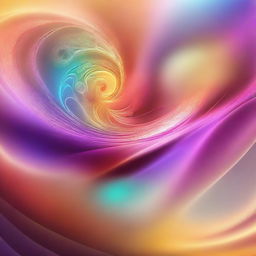 A high-quality digital art image showcasing magical patterns swirling in the air