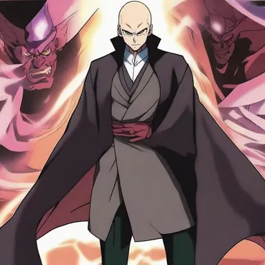 In the anime, the antagonist begins as an uneducated person and gradually gains knowledge to become a formidable opponent.