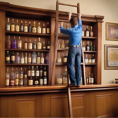 Why did the uneducated person bring a ladder to the bar? Because they heard the drinks were on the house!