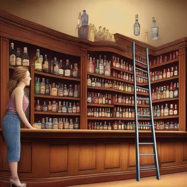 Why did the uneducated person bring a ladder to the bar? Because they heard the drinks were on the house!
