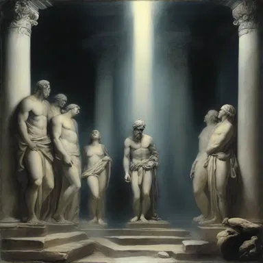 In Greek mythology, the dimness of the Underworld made it difficult for the souls to find their way.