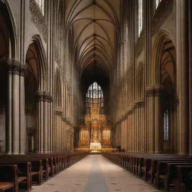 In some religious traditions, dimness is associated with solemn and sacred spaces like cathedrals.