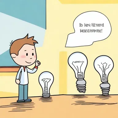 Why did the lightbulb go to school? To get brighter and escape its dimness!