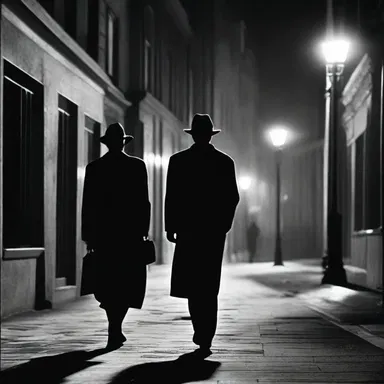 In the film noir genre, dimness is often used to create an atmosphere of mystery and suspense.