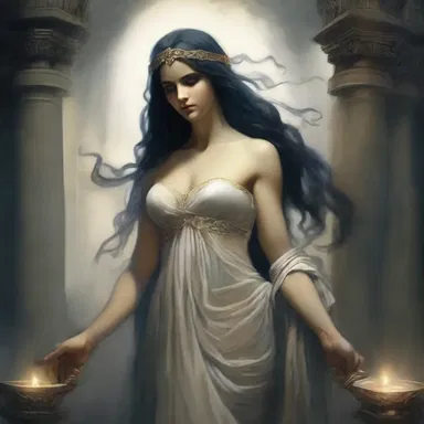 In Greek mythology, Dimness was a goddess who spread darkness and brought a sense of mystery to the world.