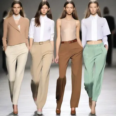 The fashion industry often sets trends for trousers, introducing new styles and designs each season.