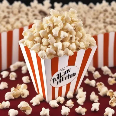 The movie theater popcorn had a nutty flavor that added an extra dimension to the film.
