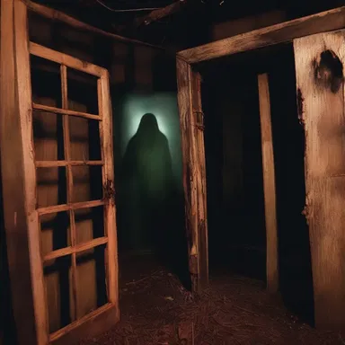 The haunted house attraction had an eerie atmosphere with nutty scents that intensified the horror experience.