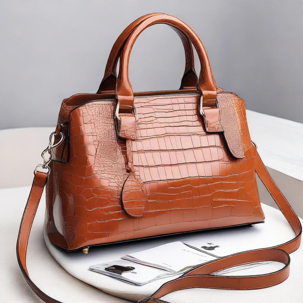 A stylish and high-end ladies handbag