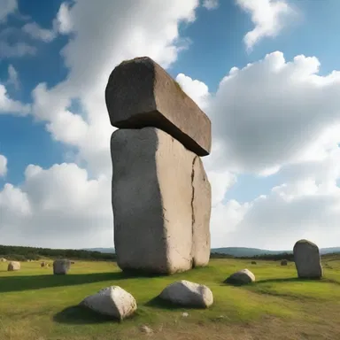 The ancient megalith served as a sacred site for religious ceremonies and rituals.