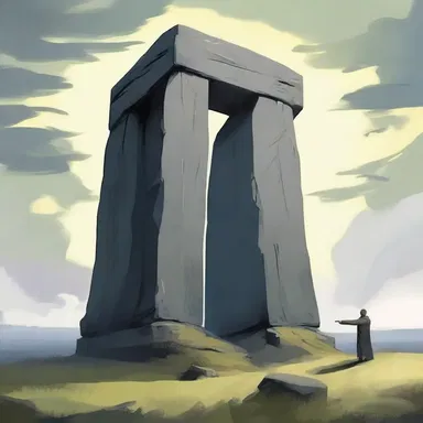 In the fantasy novel, the protagonist discovered a mystical megalith that granted extraordinary powers to those who could unlock its secrets.