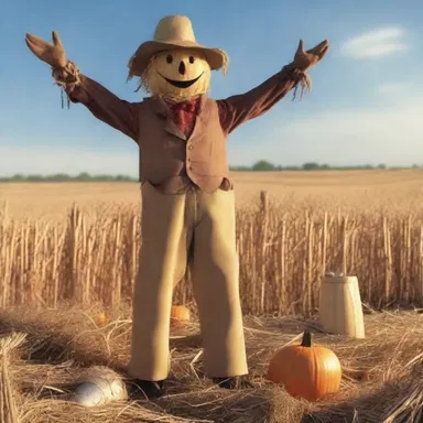 Why did the scarecrow win an award? Because he was outstanding in his field, a great gross of a joke!