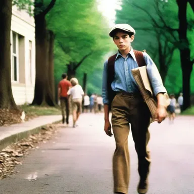 The film portrayed the journey of a 12-year-old paperboy who became a hero after discovering a secret government plot.